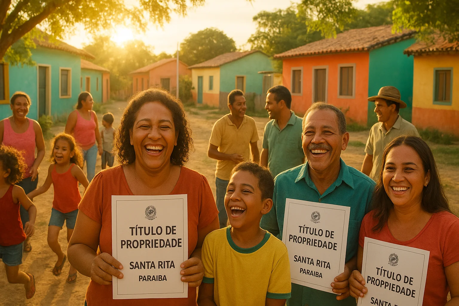 Famílias conquistam moradia regularizada em Santa Rita